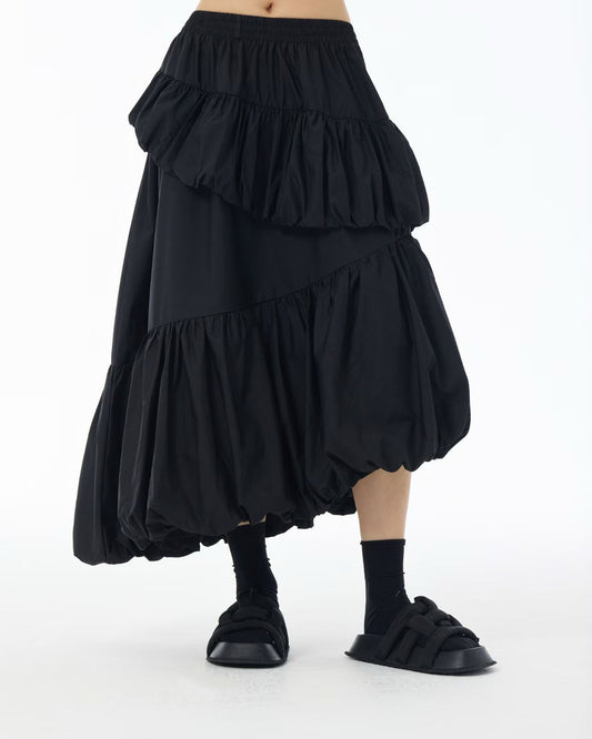 Tiered Bubble Skirt
