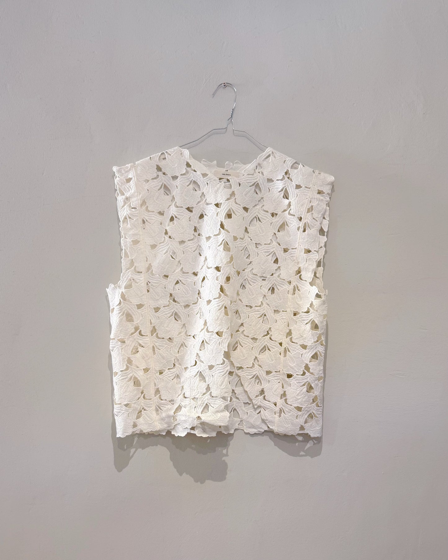 Ginkgo Leaf Lace Vest