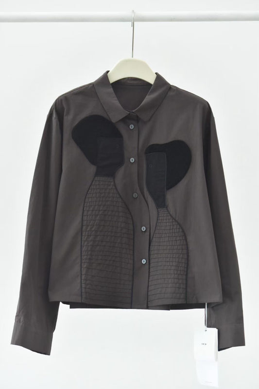 Chenille Embroidered Portrait Shirt