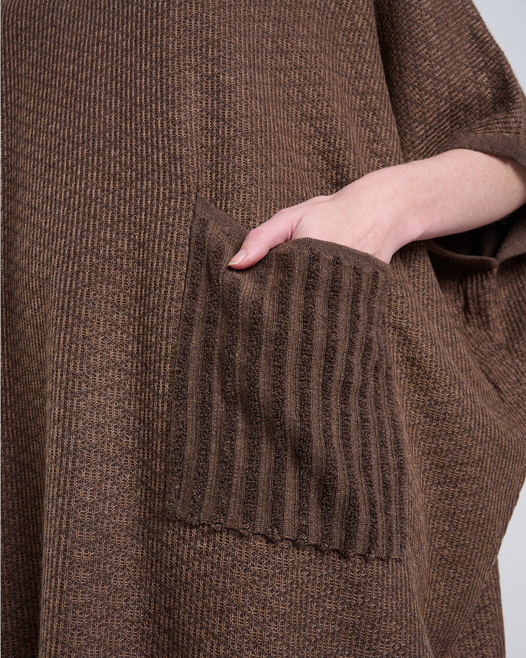 Wool Blend Buttons Deco Short-sleeves Oversize Dress