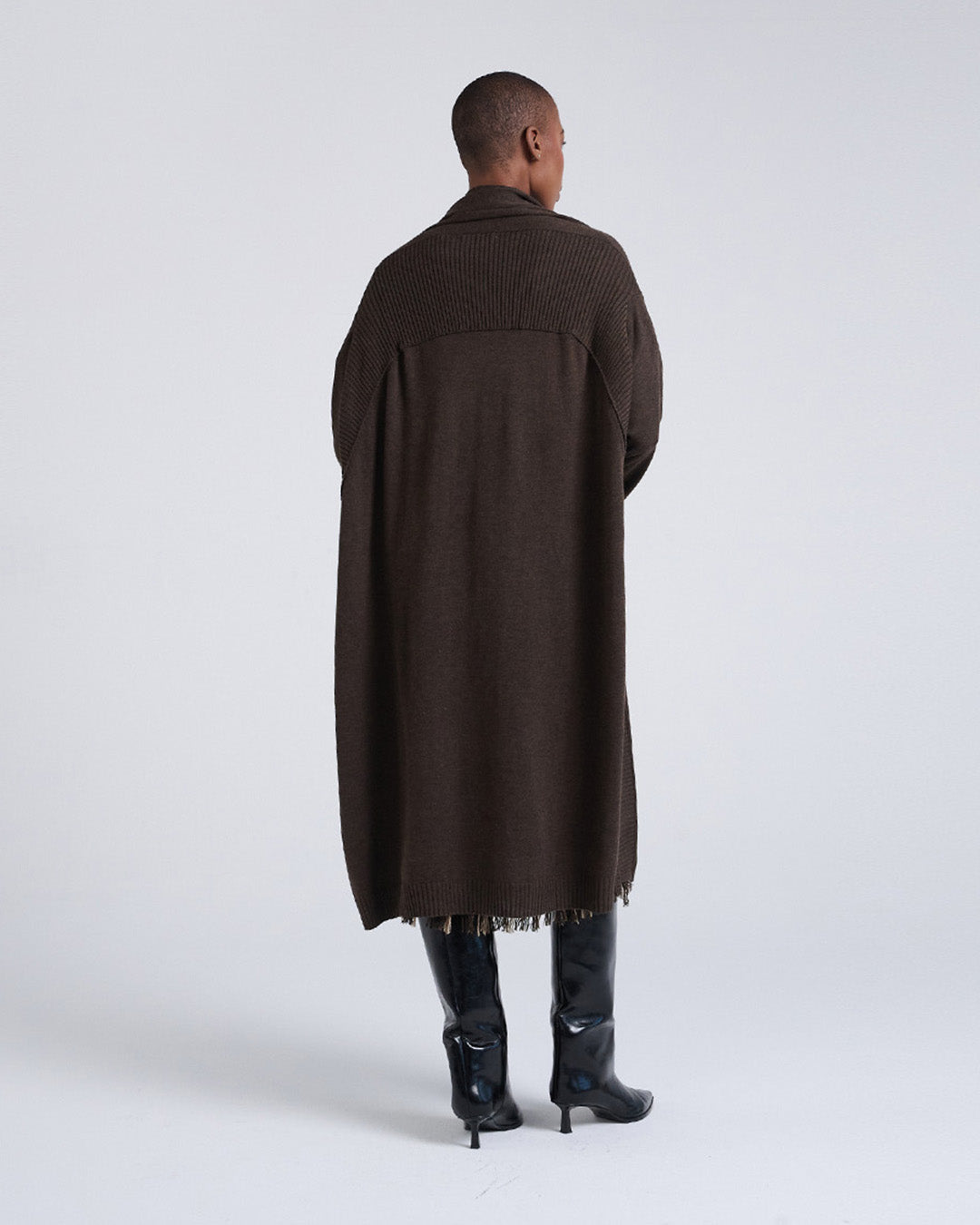 Go-to layering hero across three seasons-Wool Blend Oversize Coat