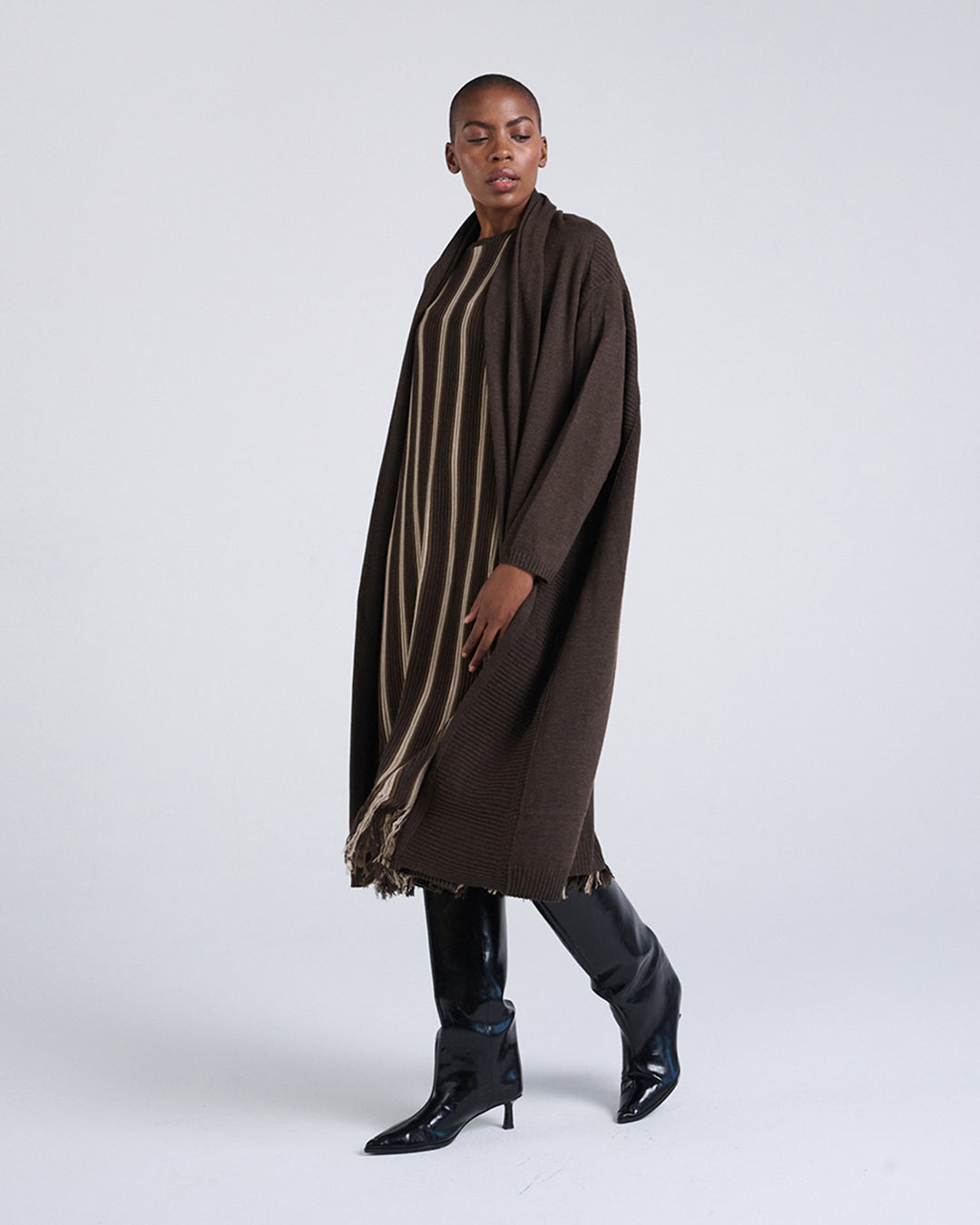 Go-to layering hero across three seasons-Wool Blend Oversize Coat