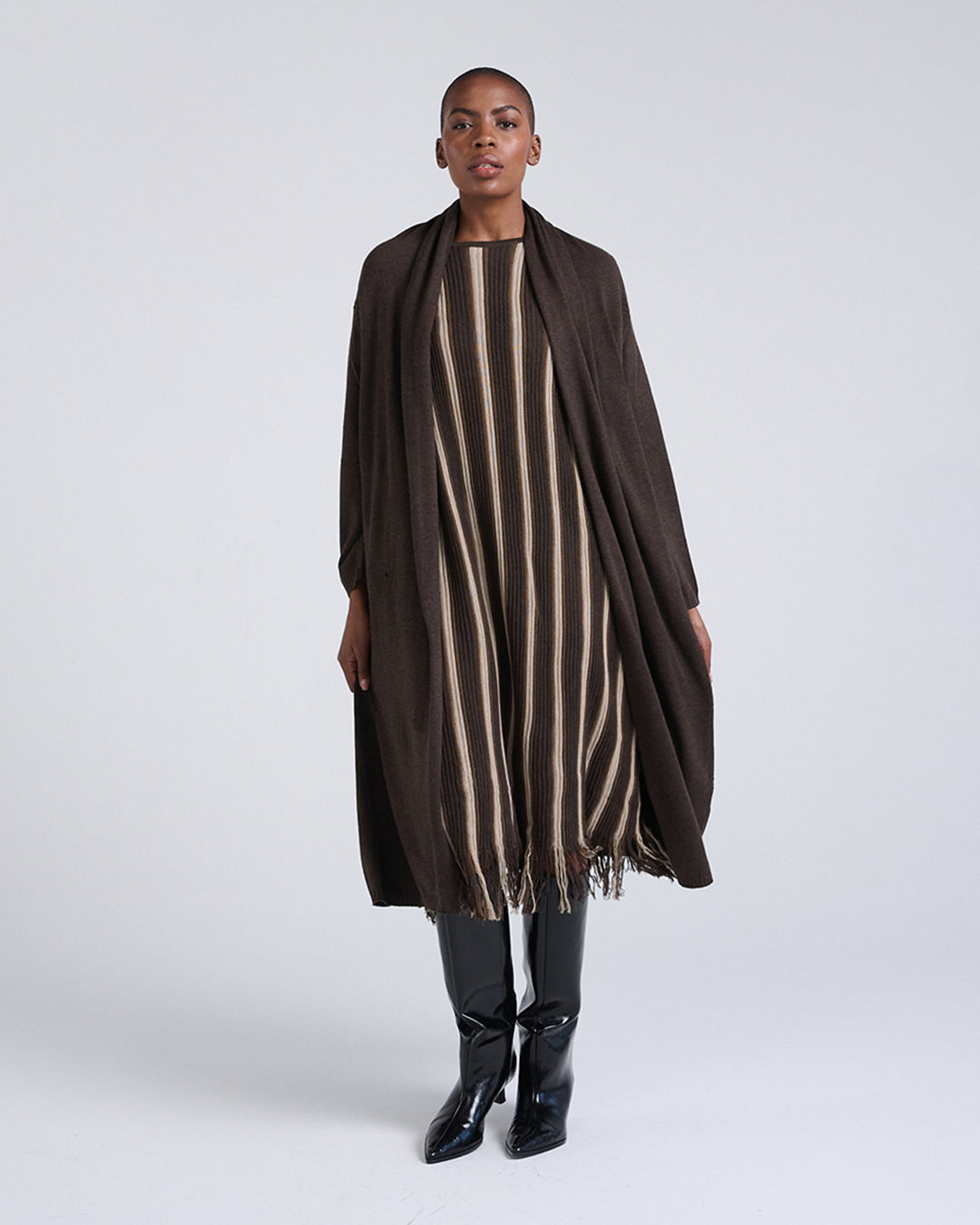 Go-to layering hero across three seasons-Wool Blend Oversize Coat