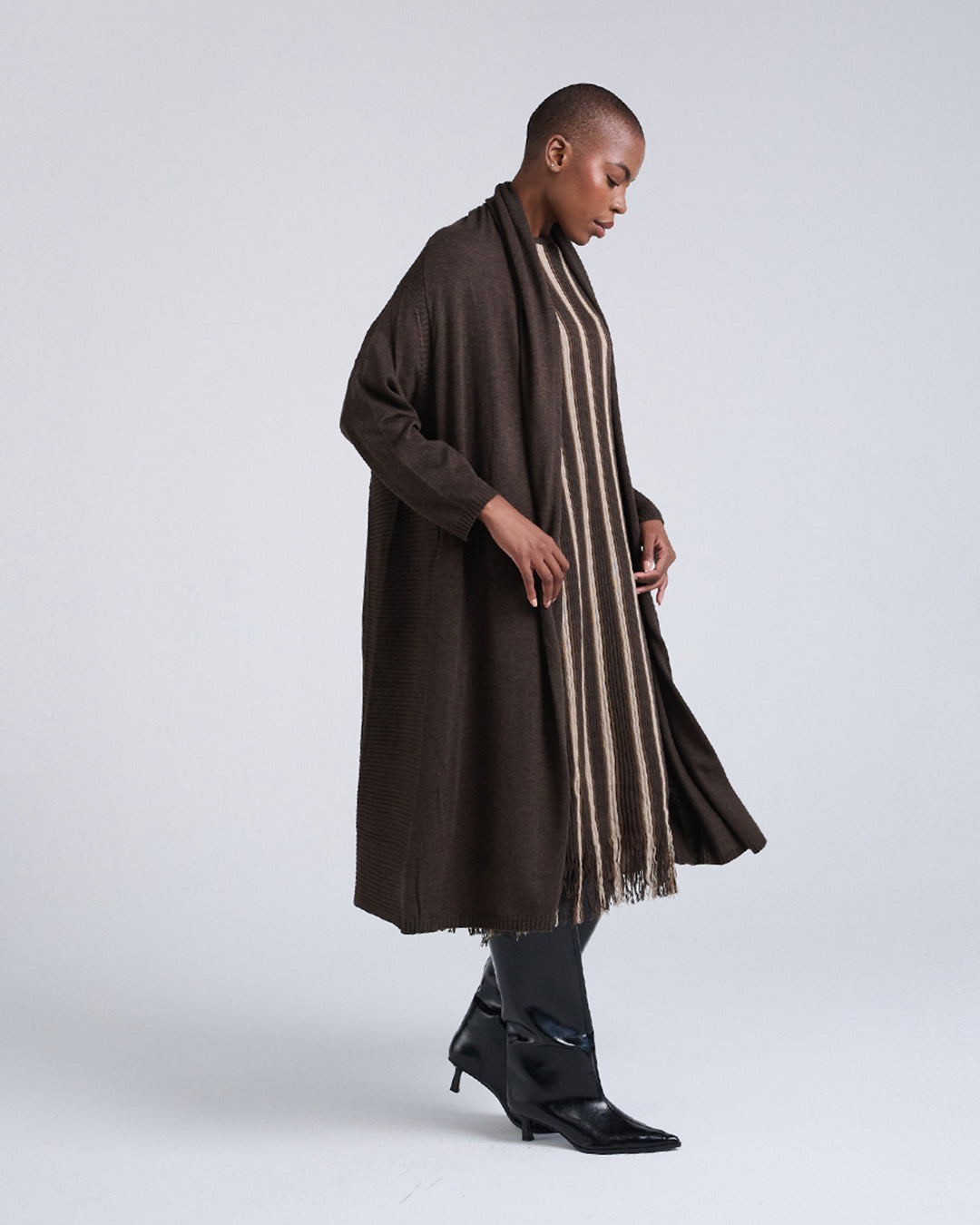 Go-to layering hero across three seasons-Wool Blend Oversize Coat
