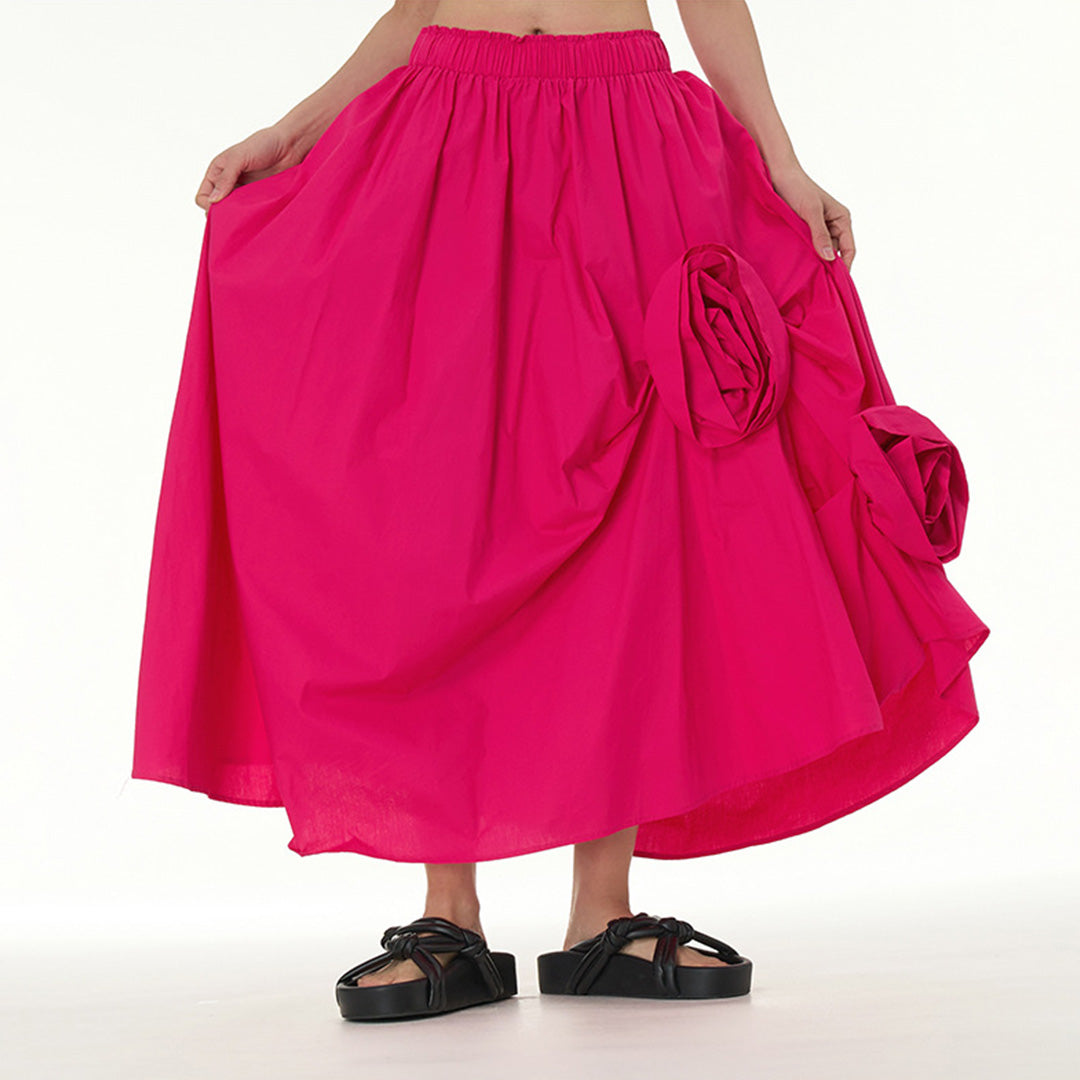 'The Becoming Skirt' 100% cotton in pink