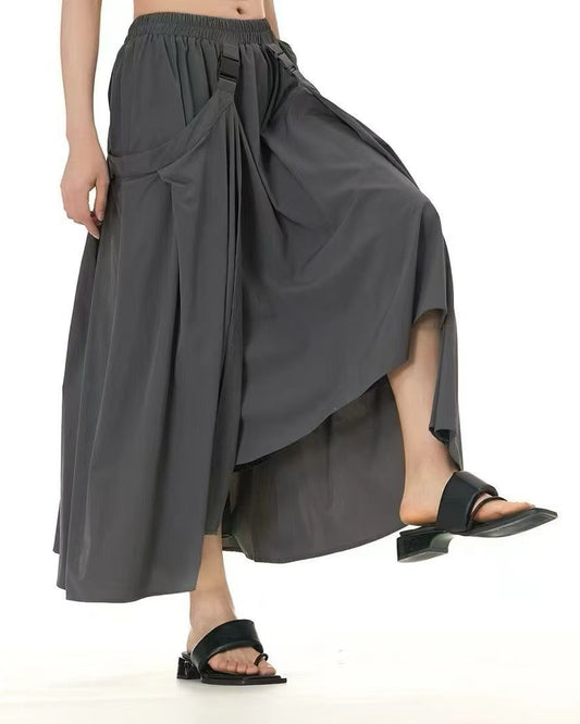 Pre-order Convertible Trousers with Attached Skirt Panel