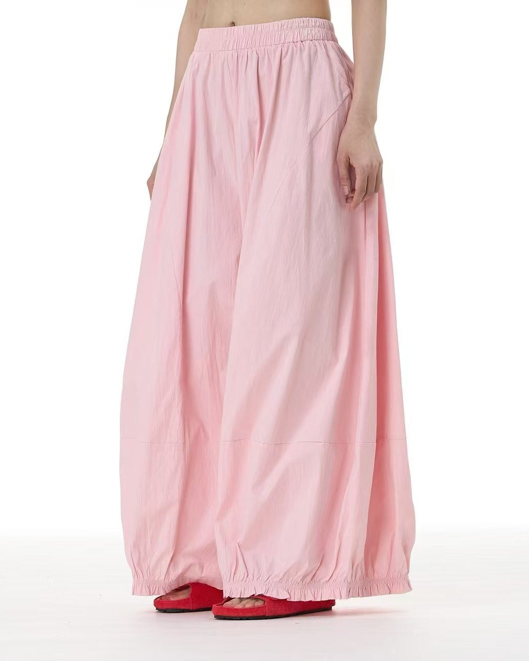 Full Length Cotton-Linen Pants
