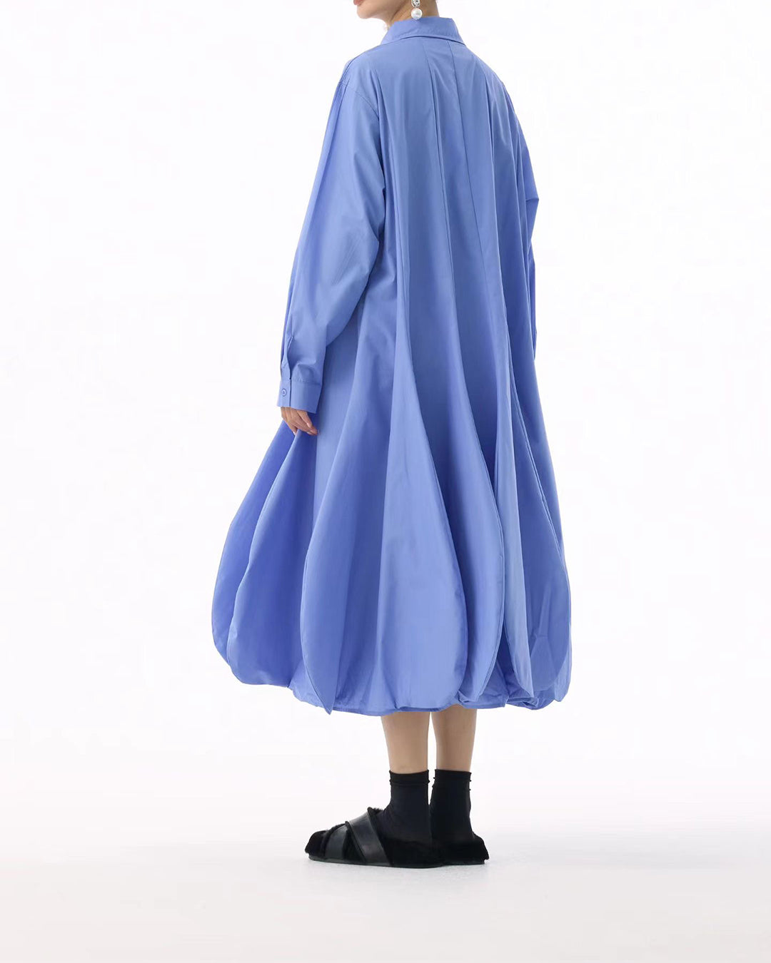 Sculptural 3D Petal-Panel Dress