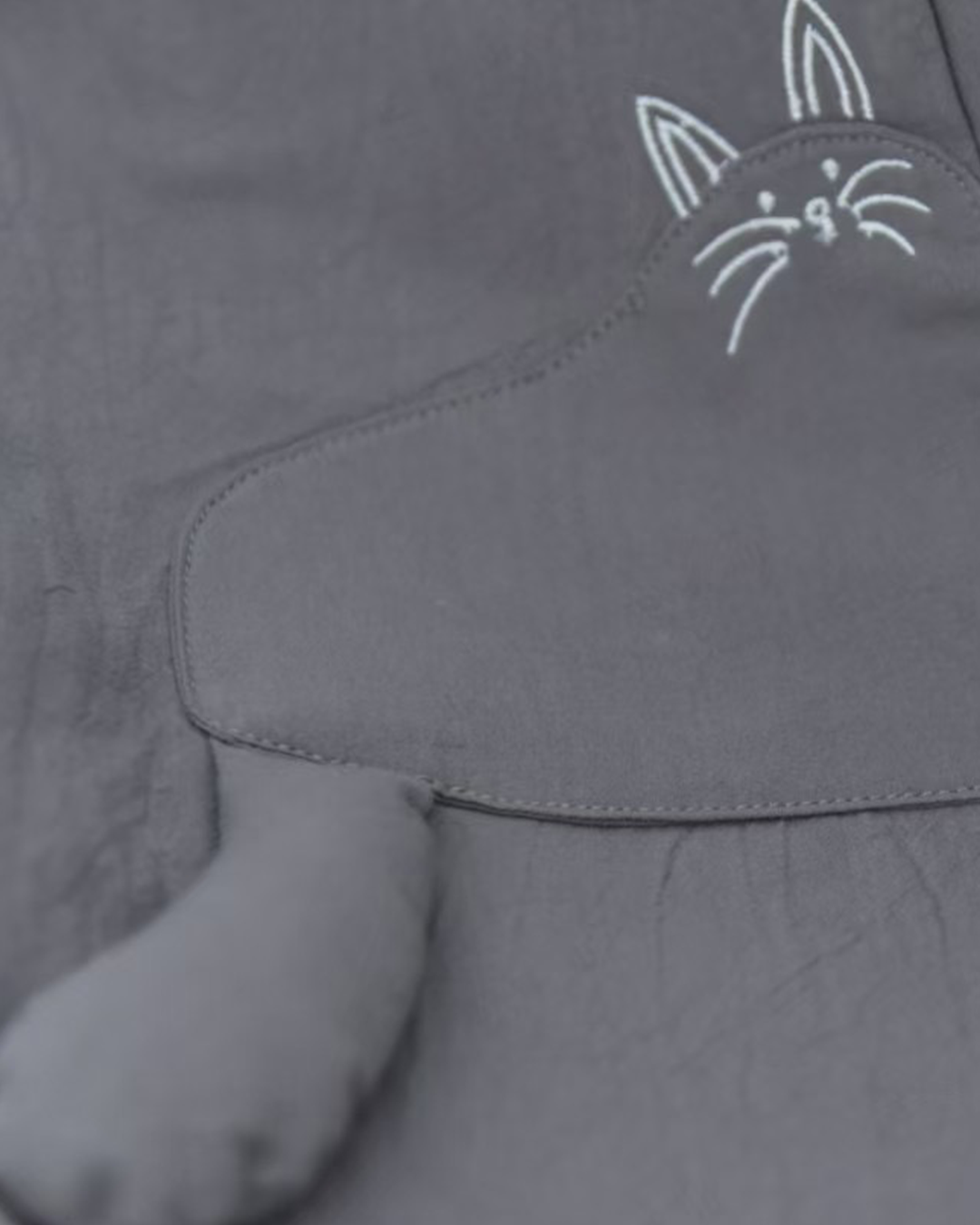 Cat Cloud Tail Short Sleeves Cotton Shirt