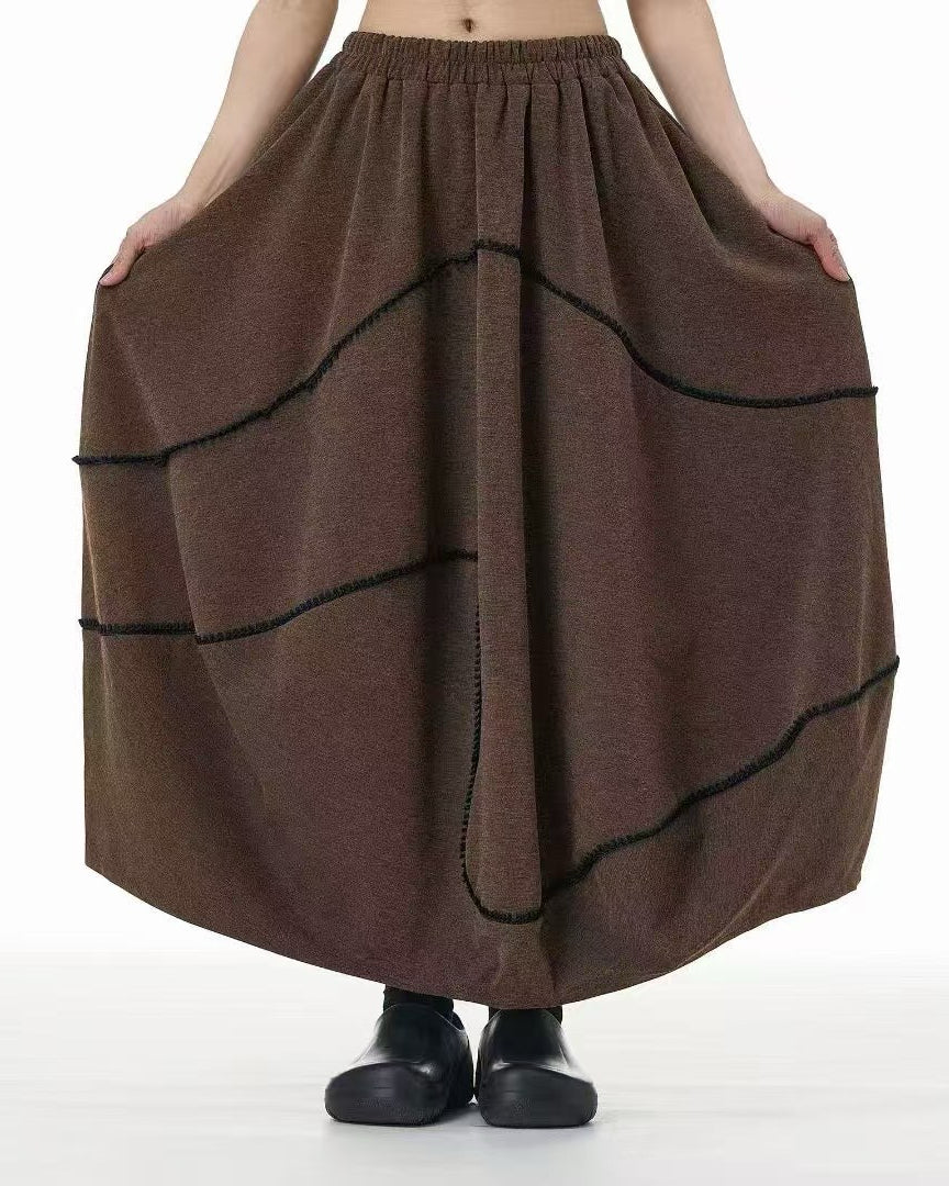 Stitched Lace Skirt