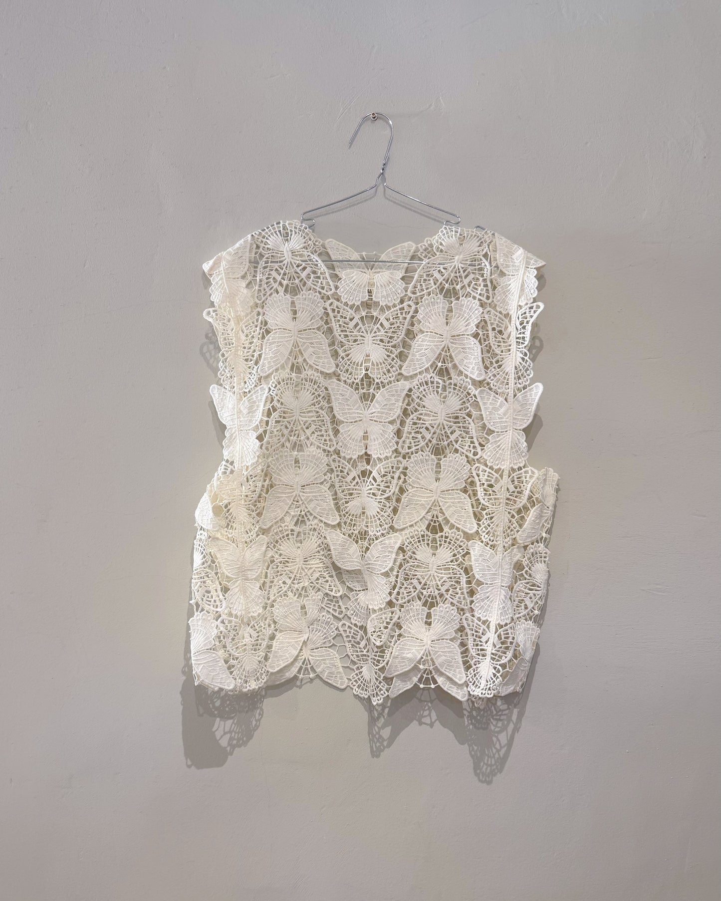Butterfly Lace Vest