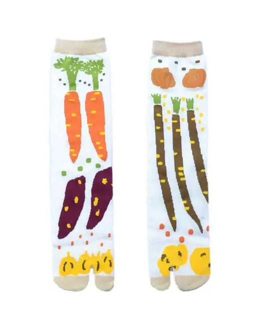 Split-toe socks