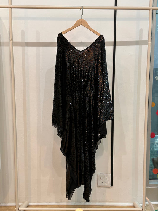 Stunning Sequins Dress in Black