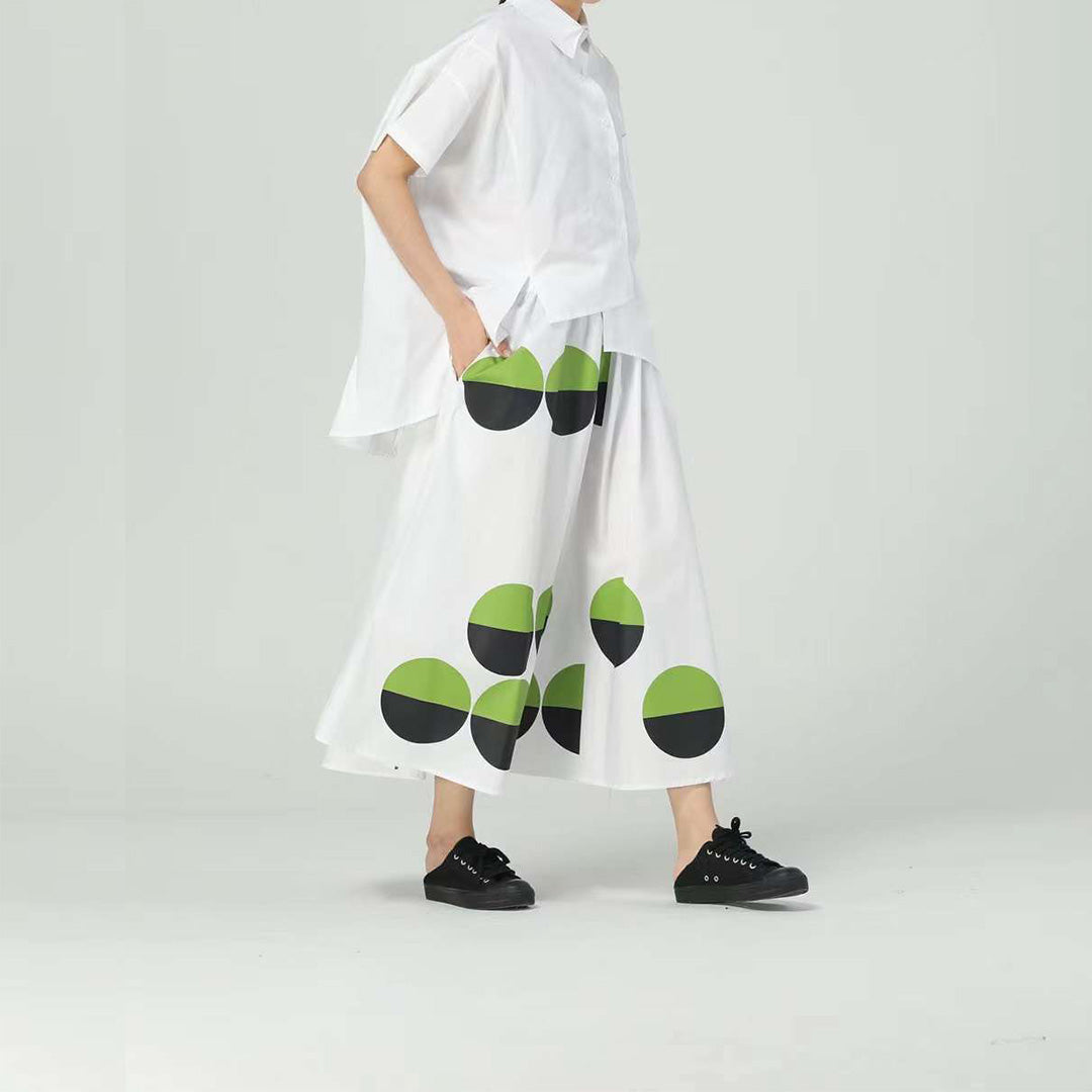Irregular Cutting Stylish Cotton Shirt Available in White