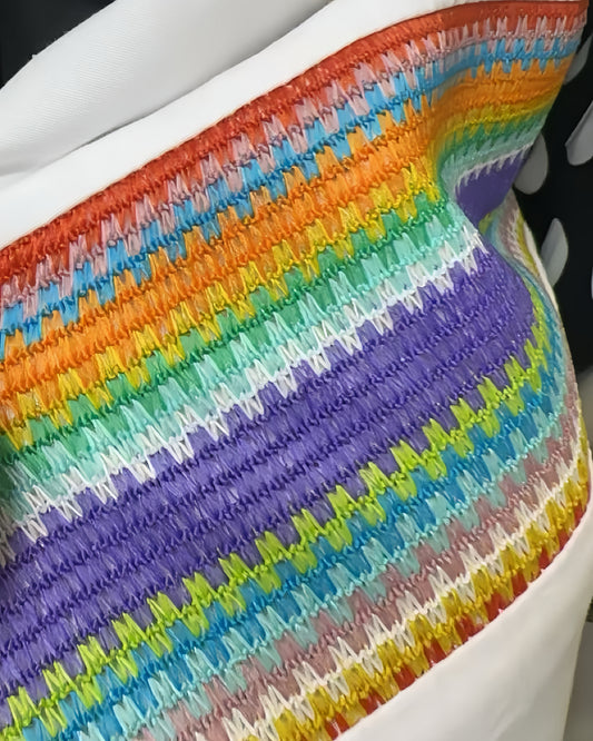 Rainbow Lace Stripe Long-Sleeve Shirt