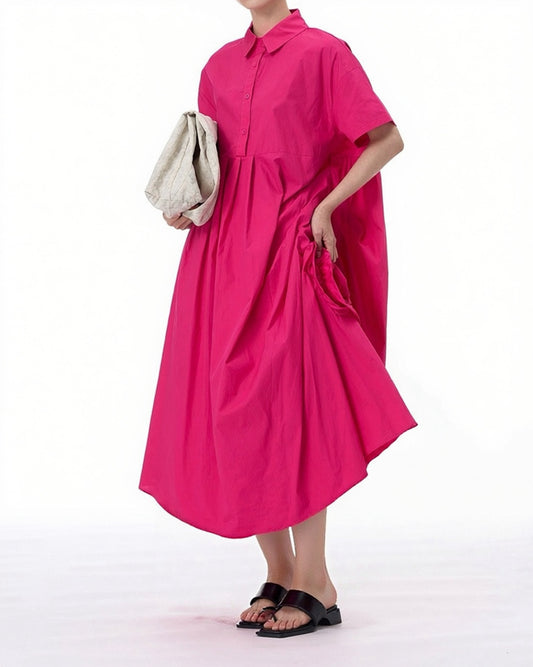 Pre-order Sculptural Bloom Shirt Dress