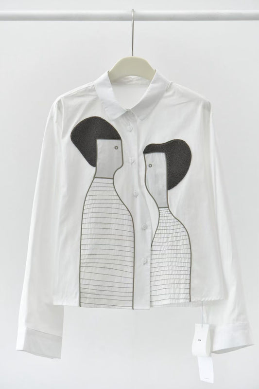Chenille Embroidered Portrait Shirt