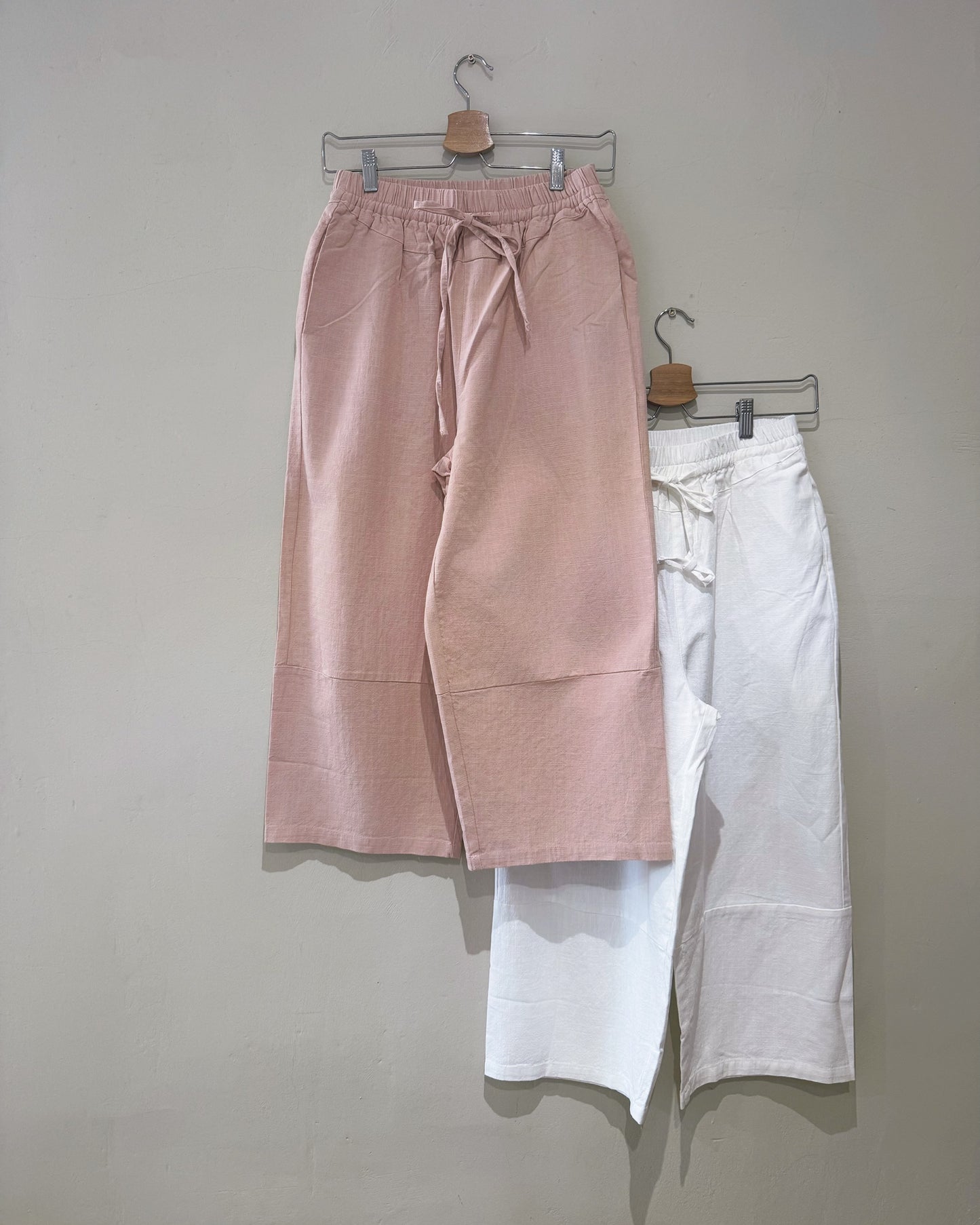 Full Length Two Parts Patchworks Pants