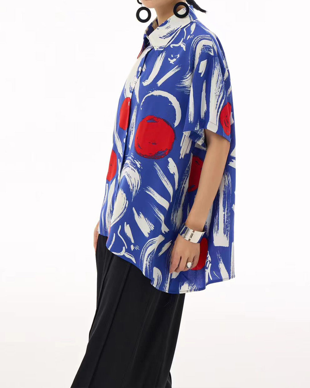 Digital Print Short Sleeves Shirt