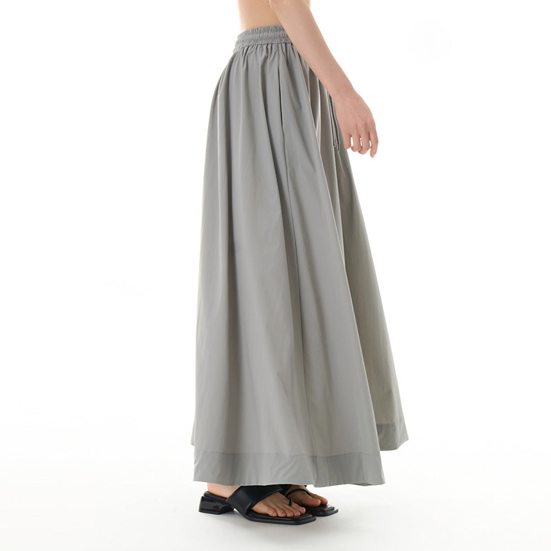 Pre- Order Draping Loose Fit Long Skirt