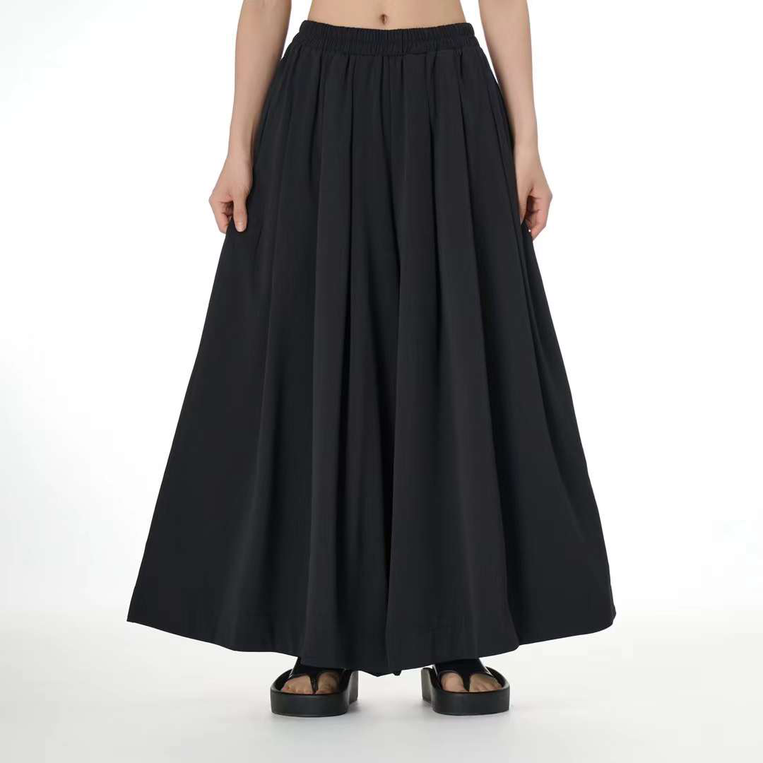 Drapping Loose Fit Wide-Leg Pants Available in Two Colours – easybreezy