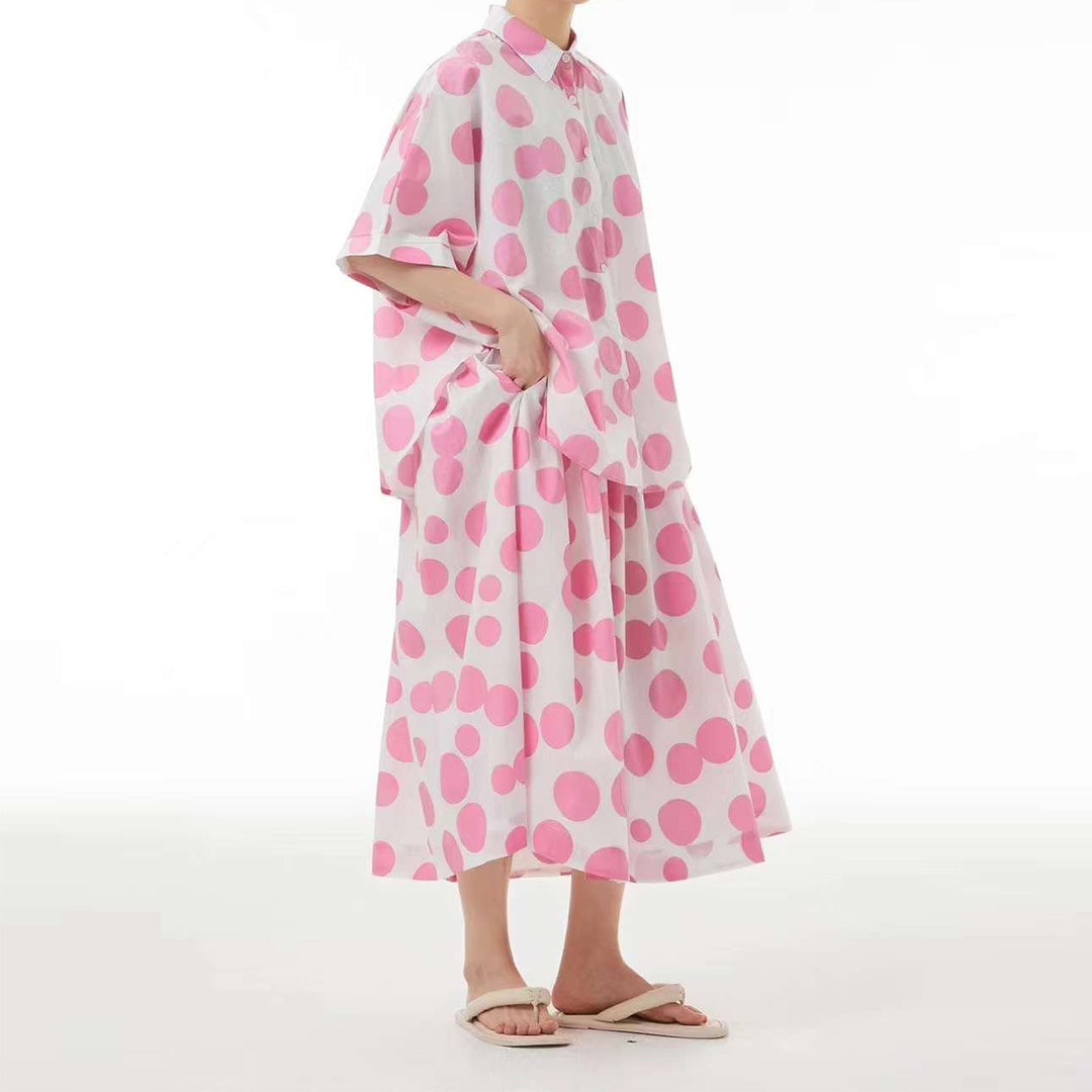 Breezy Does It Printed Skirt