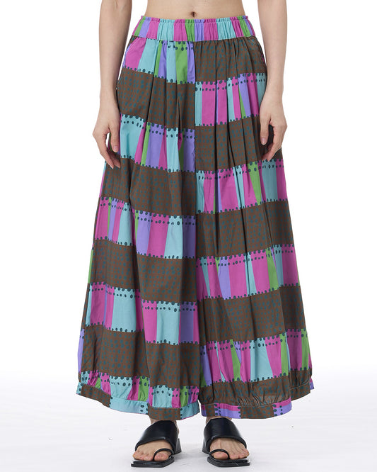 Pre-order Colourful Polka Dot Patchwork Balloon Trousers