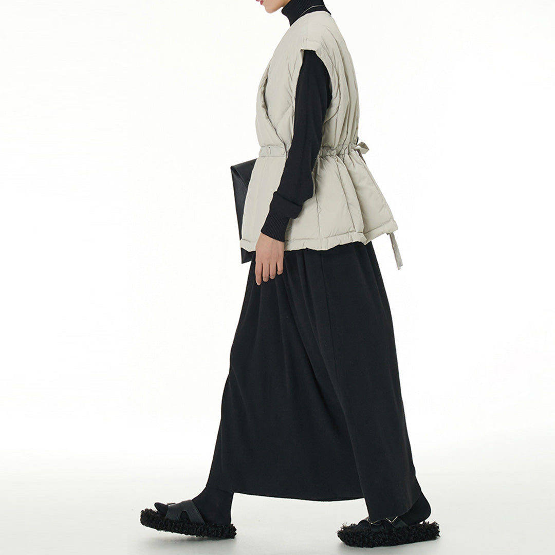 In Stock Limited Kimono Style Fitted to the Waist Down Vest