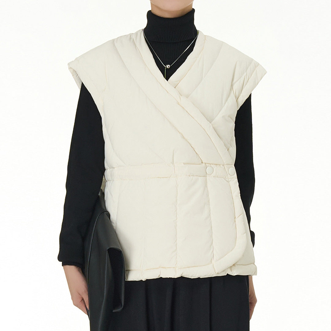 In Stock Limited Kimono Style Fitted to the Waist Down Vest