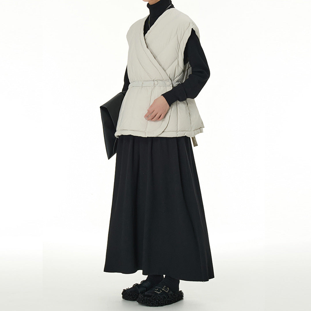 In Stock Limited Kimono Style Fitted to the Waist Down Vest