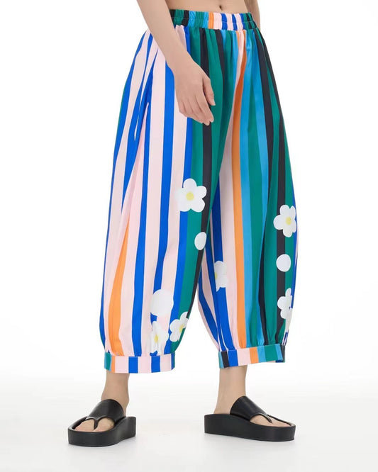 Pre-order Colourful Floral Jogger Trousers