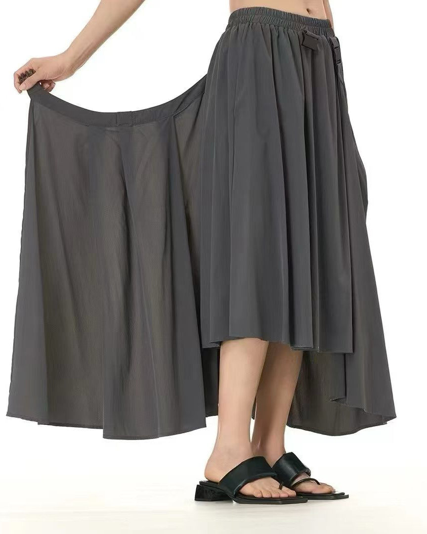 Pre-order Convertible Trousers with Attached Skirt Panel