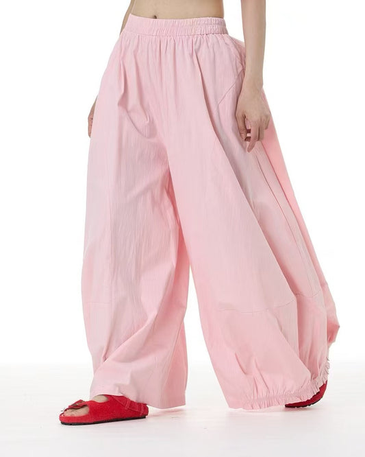 Full Length Cotton-Linen Pants