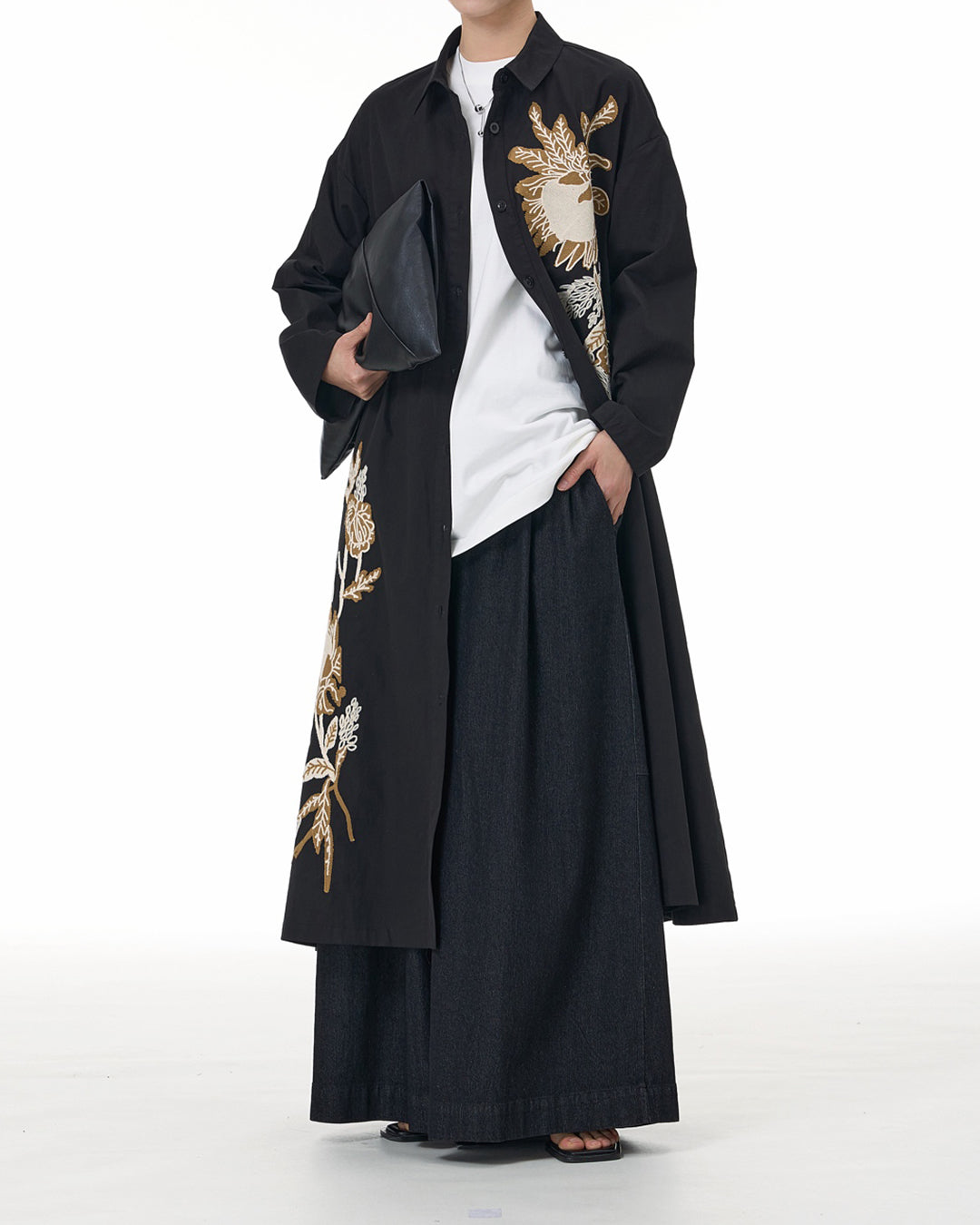 Protea Embroidered Dress