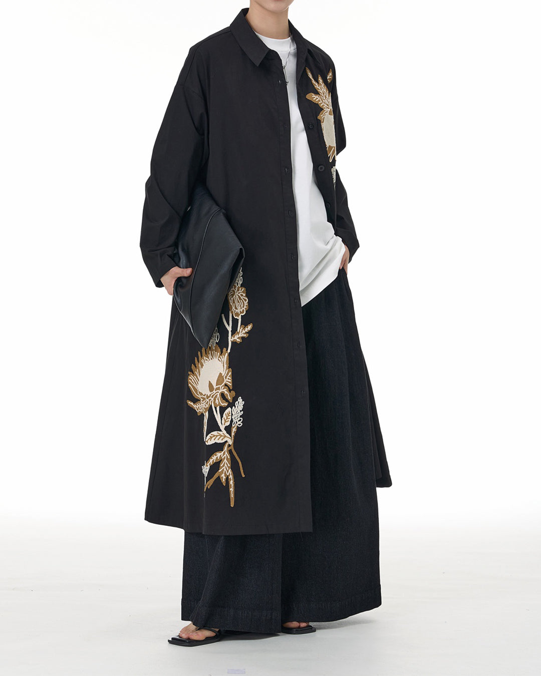 Protea Embroidered Dress