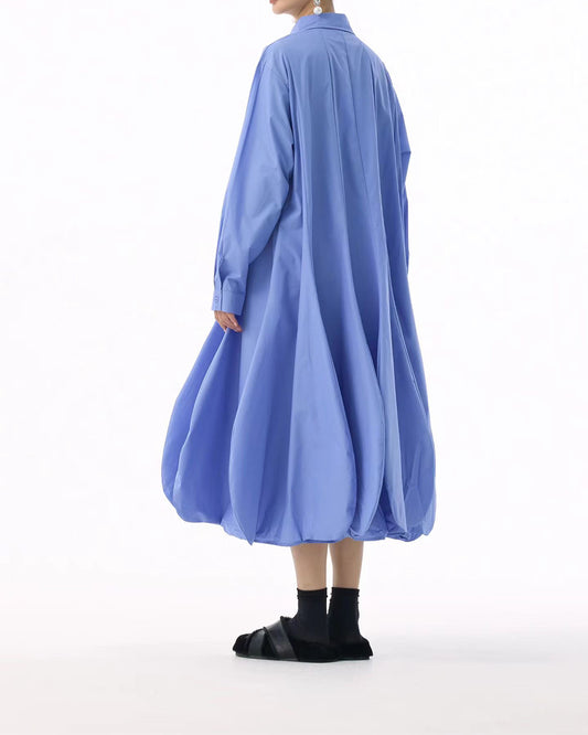 Sculptural 3D Petal-Panel Dress