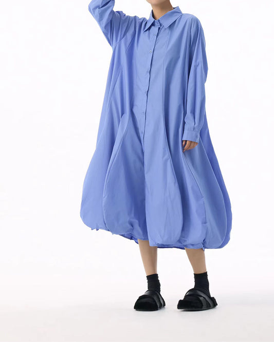 Sculptural 3D Petal-Panel Dress