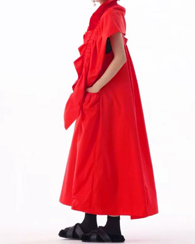 Strappy Dress & Ruffle Cape Duo