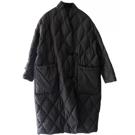 Quilt asymmetric Designer Coat