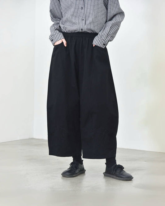 Washed Cargo Pants with Panelled Pocket Details at the Hem