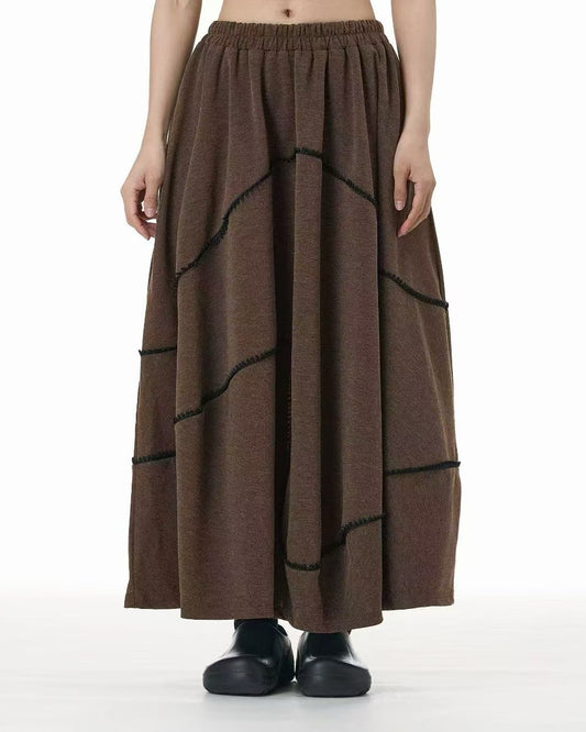 Stitched Lace Skirt