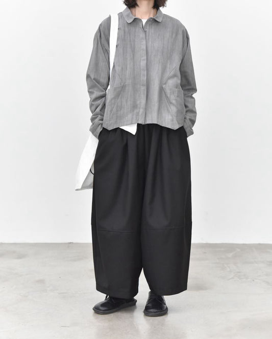 Fold-Over Pocket Tie-Dye Long-Sleeve Shirt