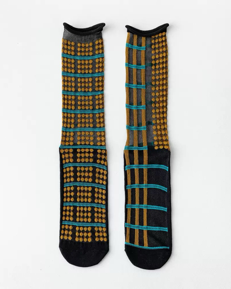 Patterned Sheer Socks