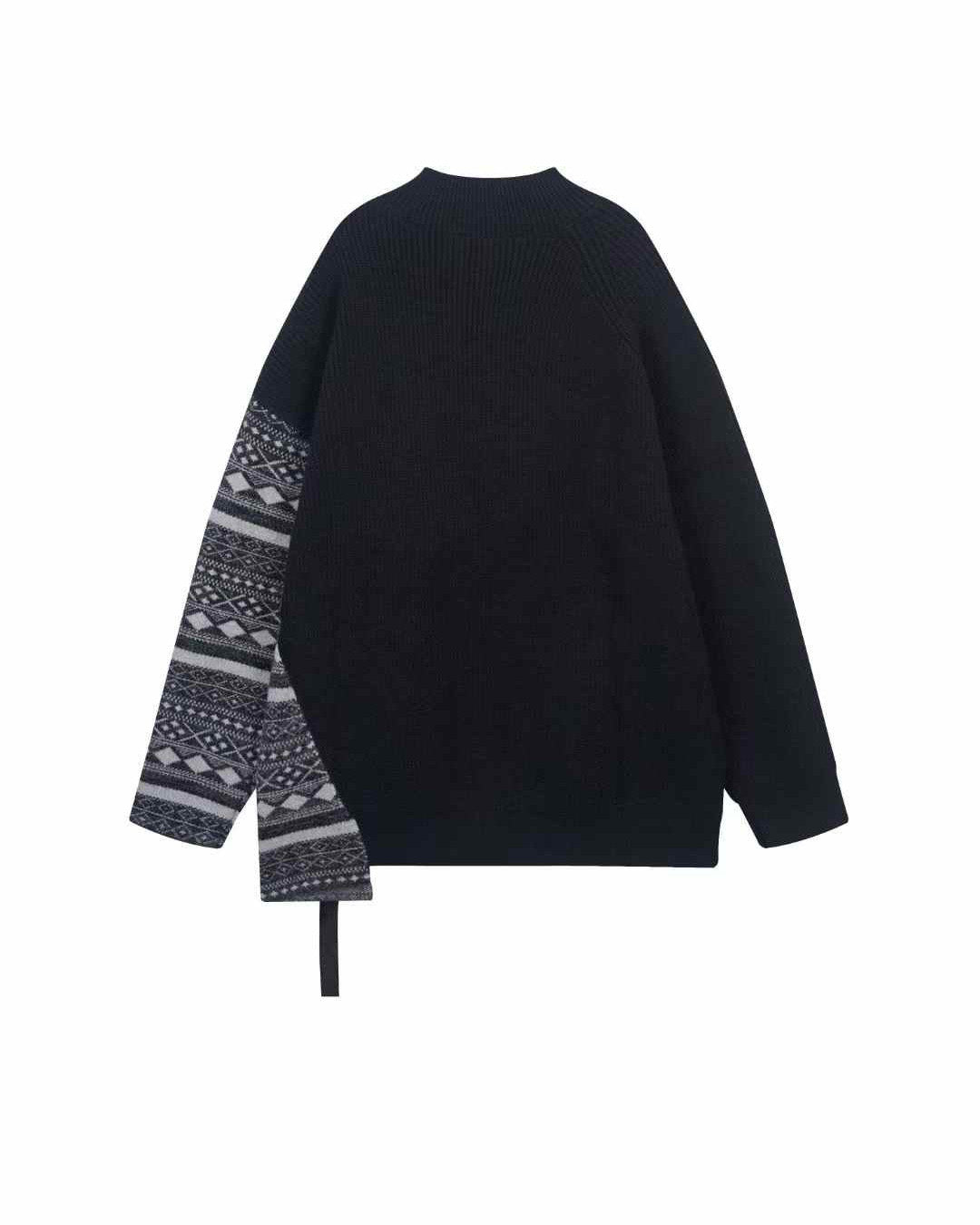 Side Tie Belt Knitted Top