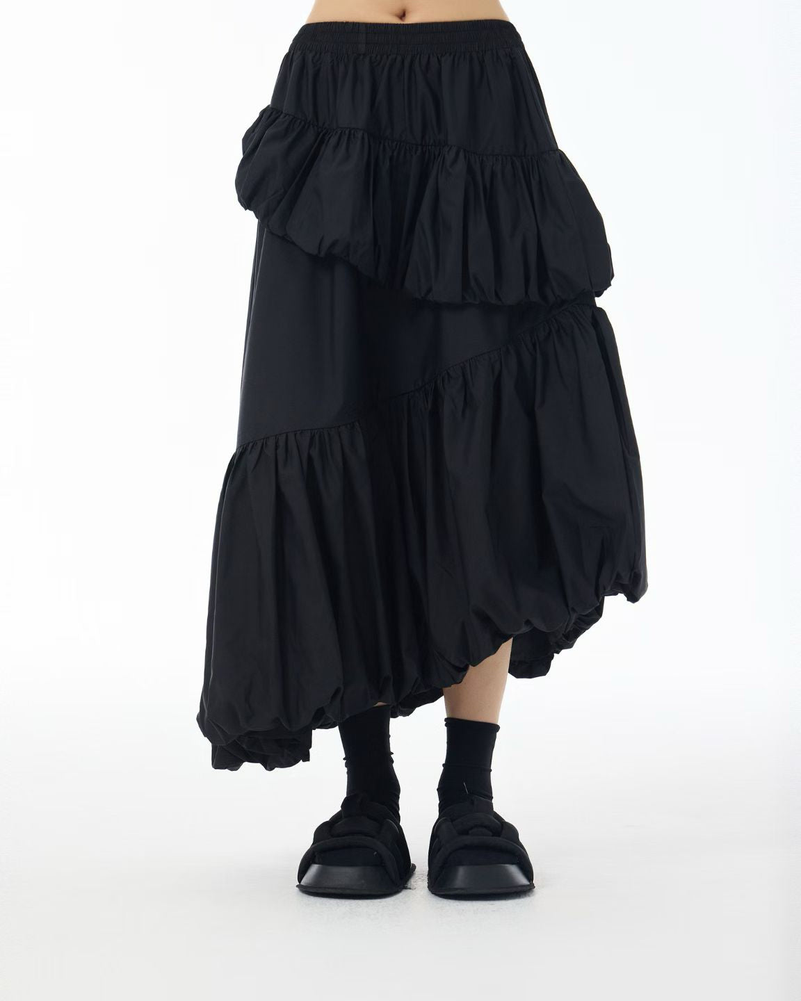 Tiered Bubble Skirt