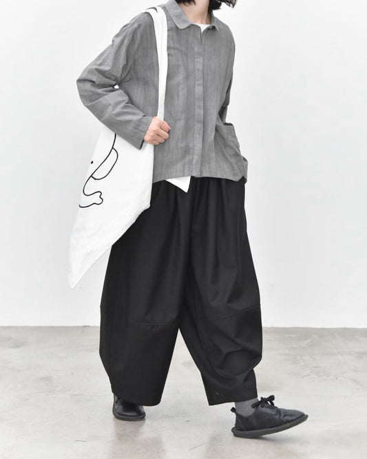 Fold-Over Pocket Tie-Dye Long-Sleeve Shirt