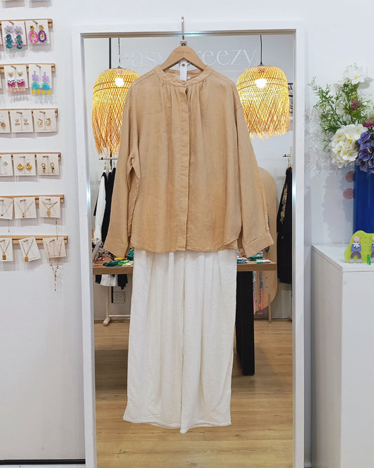 Plain Linen Shirt