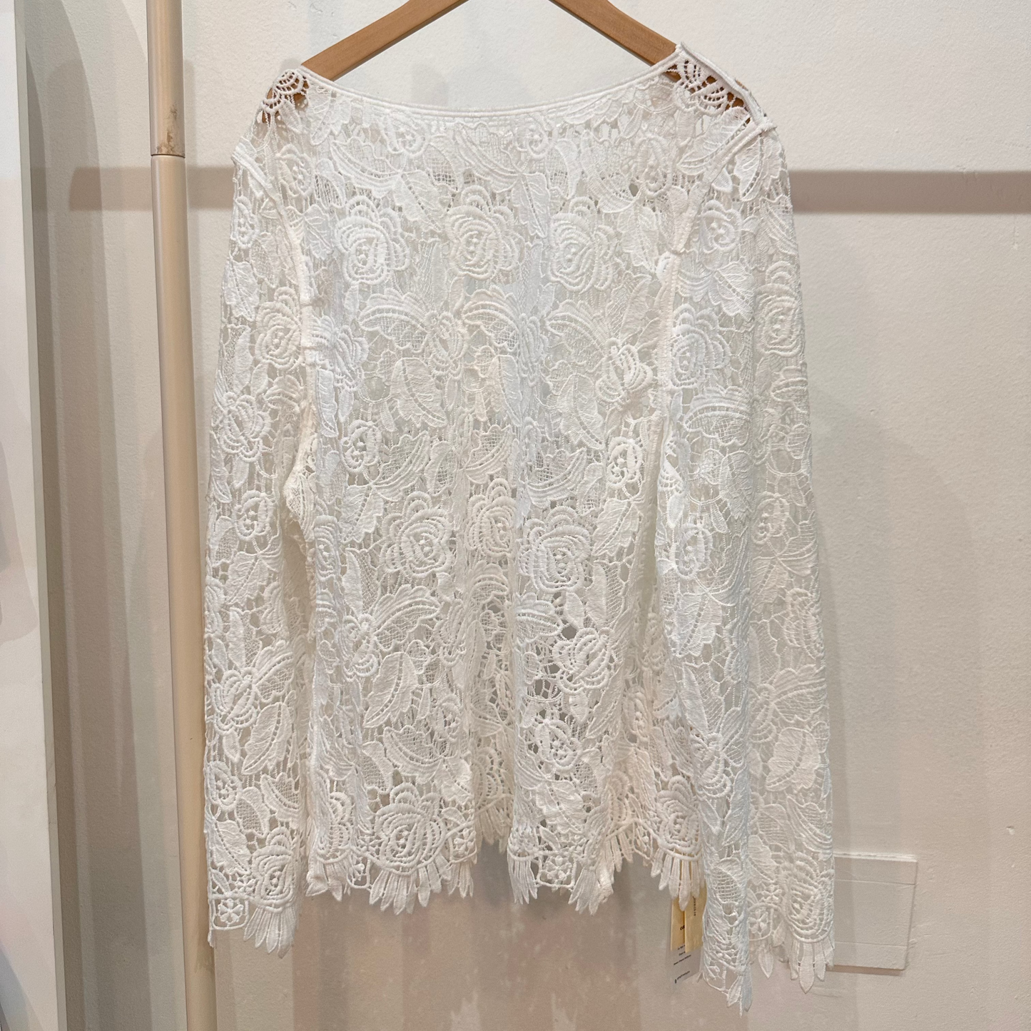 Romantic Rose Lace Fabric Top