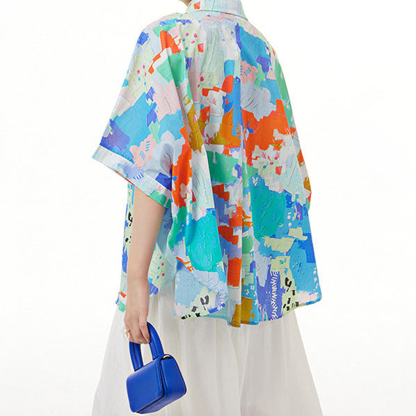 Pre-Order  'The Canvas' Shirt-100% Cotton Colourful and  Playful Loose Fit